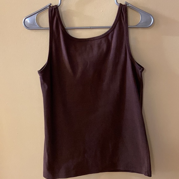 Lady Hathaway brown beaded tank size medium - Picture 5 of 6